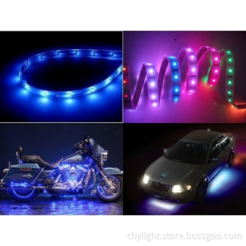 DC12V/24V Car Illumine Lighting 30CM PVC LED White Strip Light